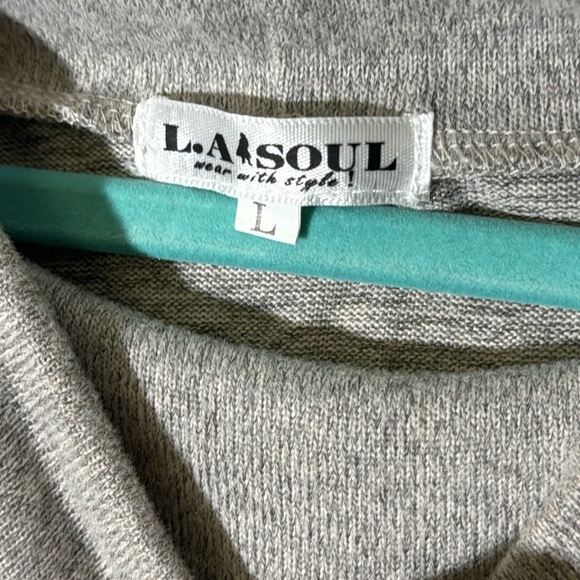 LA Soul Women's Cowl Neck Sweater Dress Large - Picture 2 of 8